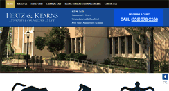 Desktop Screenshot of hertzandkearns.com